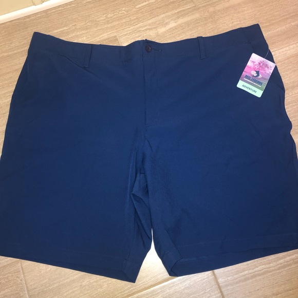 Reel Legends Pants - NWT Reel Legends Navy Flat Front Shorts Size 24W